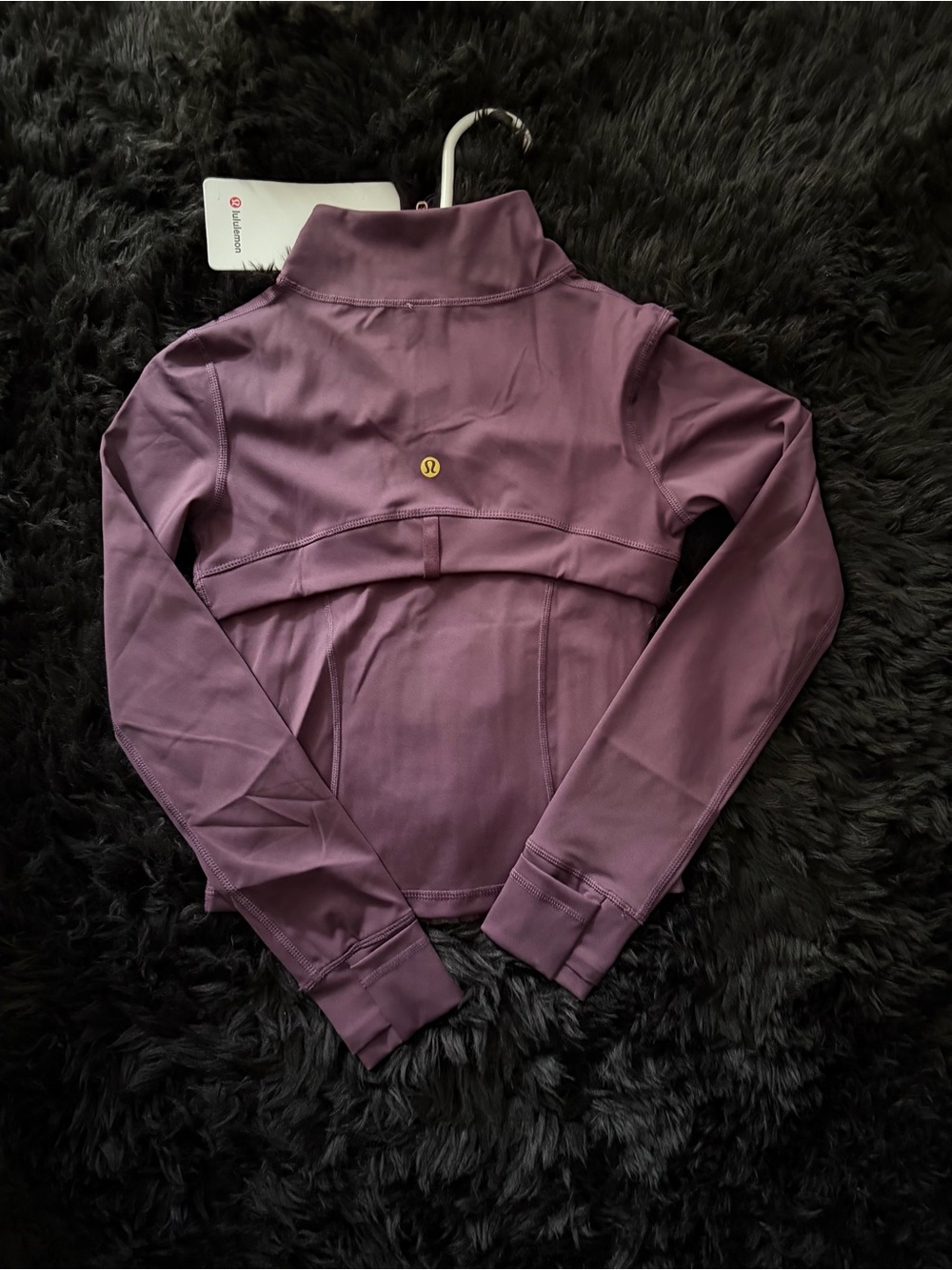 lululemon athletica Plum Purple Zip Jacket & Leggings Set - Picture 2 of 3